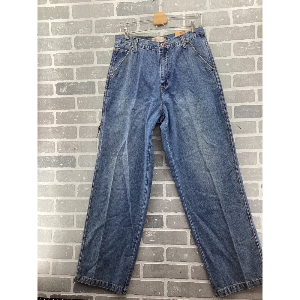 Vintage Plugg Jeans Co Mens Carpenter Pants 32x33 Medium Sand Denim Y2K P712748